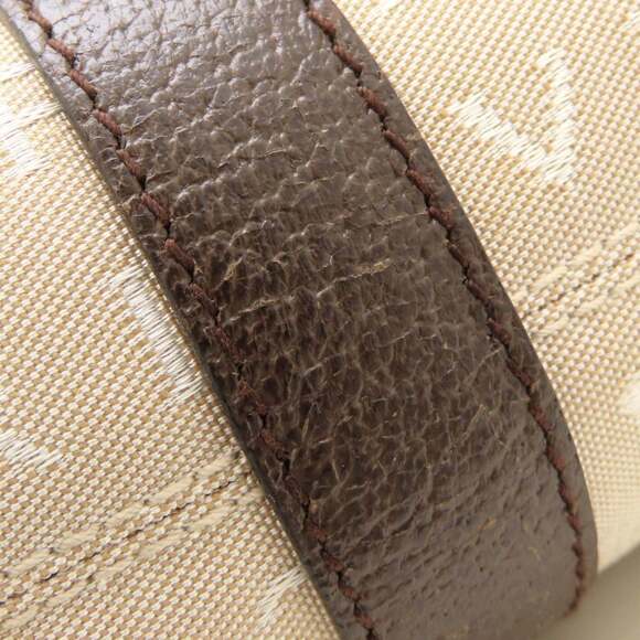 BVLGARI Logomania Handbag, Canvas x Leather, Beige/Brown, Women's, 353173 - Picture 16 of 16